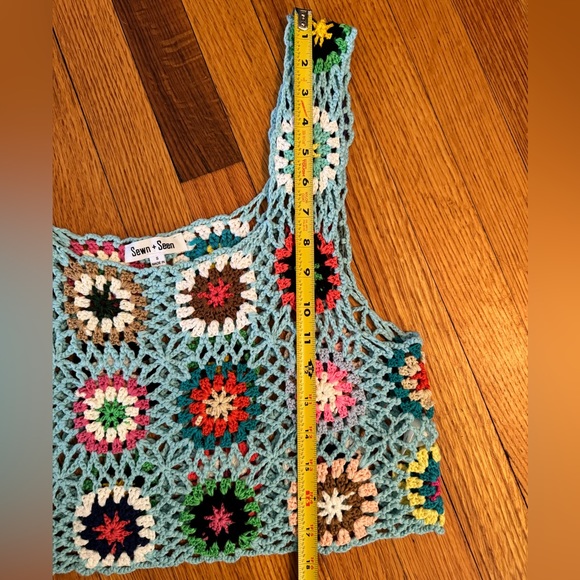 Granny square crochet top - Picture 3 of 3